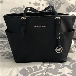 Authentic Michael Kors Leather Tote Bag